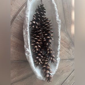 Handcrafted Real Dried pinecones DIY vase filler farmhouse wreath Holiday